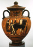 Attributed to Exekias / Neck-amphora (jar) with lid / ca. 540 B.C.