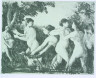 Camille Pissarro / Bathers Cavorting / 1894