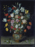 Jan (the Elder) Brueghel / Bouquet of Flowers in a Faience Vase / c. 1600-1620