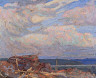 Tom Thomson / Rocky Shore and Sky / c. 1914