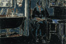 David B. Milne / Woman Reading / 23 April 1920