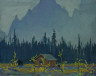 J.E.H. MacDonald / Rain, Wiwaxy Peaks, Lake O'Hara / 1925