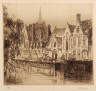 C.H. White / The Quai Vert, Bruges / 1909