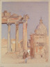 James Kerr-Lawson / The Forum, Rome, with the Temple of Saturn / c. 1903-1906