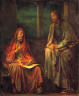 John La Farge / Visit of Nicodemus to Christ / 1880