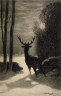 Phillips and Sampson / Stag in the Moonlight / ca. 1857