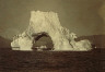 Dunmore and Critcherson / Arctic Regions: Page 33, no. 39, Iceberg with an Arch in It, Which,When Connected with the Glacier, WillGive the Reader to Understand How the Water Flows from the Glacier through these Arches, Causin / 1869, published 1873