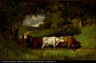 Edward Mitchell Bannister / Driving Home the Cows / 1881