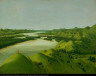 George Catlin / River Bluffs, 1320 Miles above St. Louis / 1832