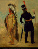 George Catlin / Pigeon's Egg Head (The Light) going to and returning from Washington / 1837-1839