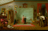 Thomas Le Clear / Interior with Portraits / ca. 1865