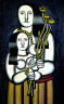 Fernand Léger / Deux femmes sur fond bleu / 1927