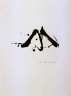 Robert Motherwell / Calligraphic Study III / 1976