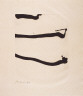 Robert Motherwell / Dutch Linen Suite 4 from a suite of five lift-ground etchings / 1974