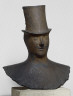 Elie Nadelman / Man's Head in Top Hat / ca. 1918