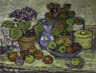 Maurice Prendergast / Cinerarias and Fruit / 1915