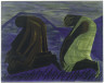 Jacob Lawrence / War Series: Prayer / 1947