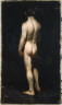 Hopper, Edward / (Standing Male Nude, from Rear) / (1902)-(1904)