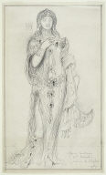 Mlle. Richard as Glycere, a Courtesan in SAPHO