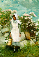 Girl and Laurel