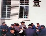 Card-players in a Back Street, Shanghai, from the portfolio Map of the East