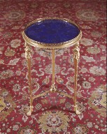 Gilt-Bronze Tripod Table with Lapis Lazuli Top