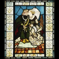 STAINED GLASS PANEL: Architecture