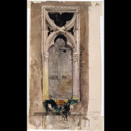 WINDOW OF THE PALAZZO FOSCARI, VENICE