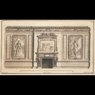 ENGRAVING of a drawing room
