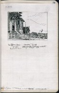 Artist's ledger - Book II: thumbnail sketch hinged to p. 58