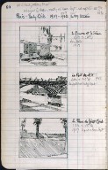 Artist's ledger - Book II: P. 60 LE LOUVRE ET LA SEINE LE PONT DES ARTS LE PARC DE SAINT-CLOUD
