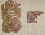 Silk Fragments with Palmette Blossoms