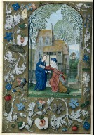 Hours of Queen Isabella the Catholic, Queen of Spain: Visitation, fol. 115 (verso)