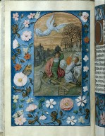 Hours of Queen Isabella the Catholic, Queen of Spain: Annunciation to the Shepherds, fol. 131 (verso)