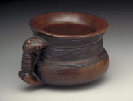 Cup in Form of Bowl, Handle with Head
