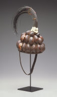 Hat with nut shells