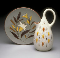 'Amber Glo' pattern pitcher