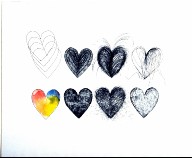 Hearts and a Watercolor