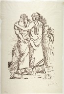 Oreste e Pilade (Orestes and Pylades), from the series Neue Europaische Graphik, published by the Bauhaus