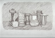 Natura Morte con la Tazzina Bianca a Sinistra (Still Life with the White Cup at the Left)