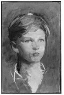 Oil Sketch of a Young Boy