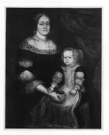 Mrs. Richard Patteshall (Martha Woody) and Child