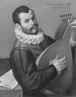 Portrait of a Man Playing a Lute