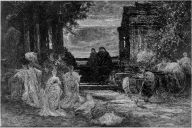 Women on the Terrace of a Classical Building