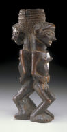 Cup Supported by Male and Female Figures Standing Back to Back