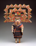 Kachina (tihu) depicting Palhik' Mana (Water Drinking Girl)