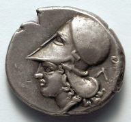 Corinthian Stater: Athena (reverse)