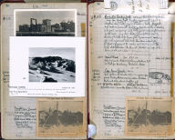 Artist's ledger - Book I: clipping of CAPE ANNE hinged to p. 56