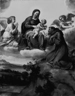 Virgin and Child Adored by Saint Francis