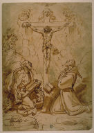 Saints Jerome and Francis of Assisi Adoring the Trinity